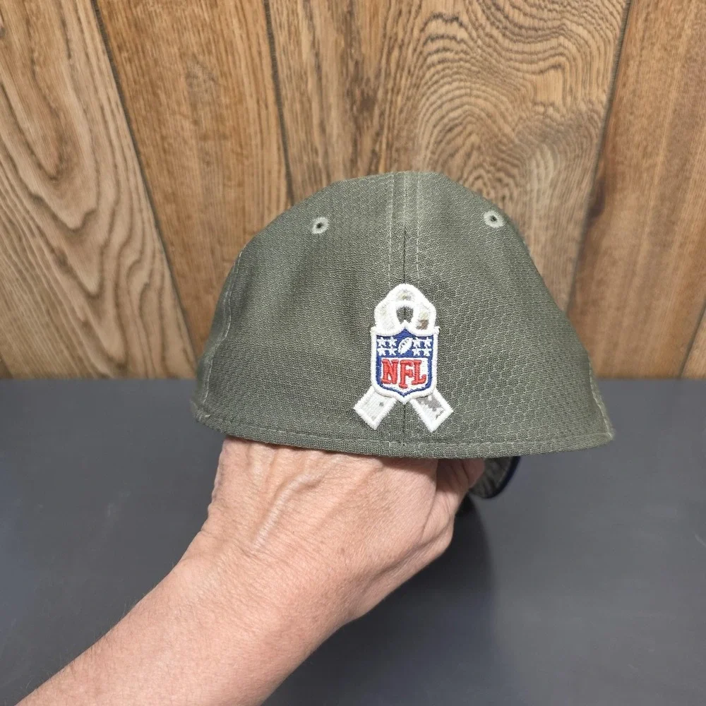 New England Patriots Salute To Service Hat Men M‎ Green NFL Football New Era